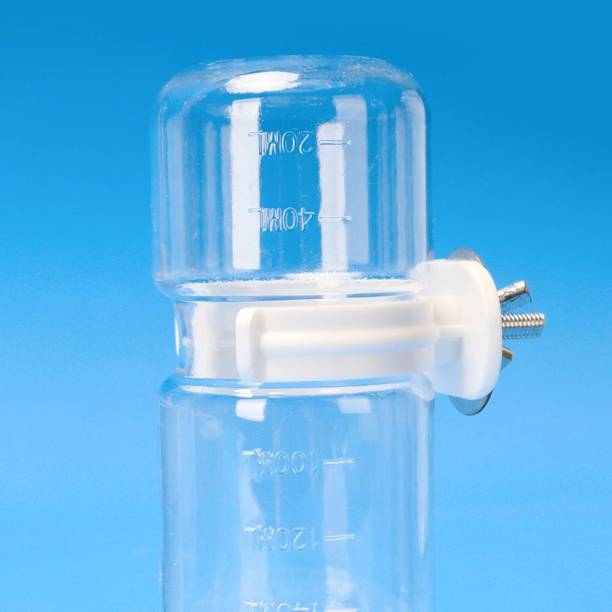 140ml Automatic Bird Water Food Dispenser Gravity Control for Parrots Green