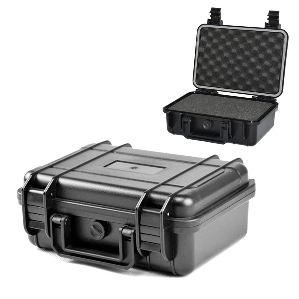 Water Resistant Safety Box ABS Plastic Tool Case Outdoor Tactical Dry Box Sealed Safety Equipment Storage Outdoor Tool Container