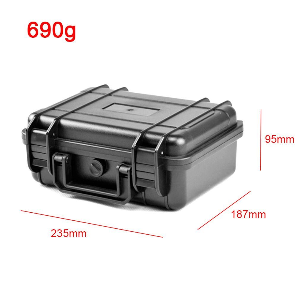 Water Resistant Safety Box ABS Plastic Tool Case Outdoor Tactical Dry Box Sealed Safety Equipment Storage Outdoor Tool Container