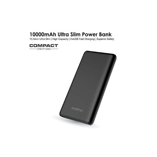 Compact 10000 Mah Ultra Slim Fast Charging Power Bank