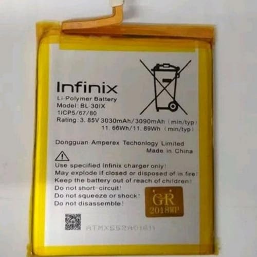 Compatible Mobile Phone Battery For Infinix Bl-30ix