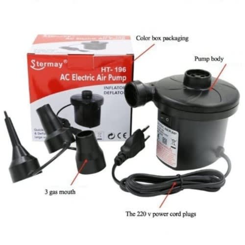 Stermay Ac Electric With Air Pump Inflator & Deflator
