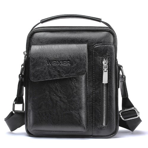 Men Leather Cross  Shoulder Bag
