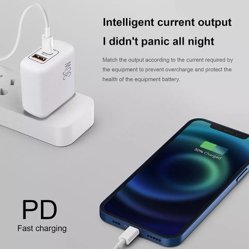 USLION PD Fast Charger - 30W - White