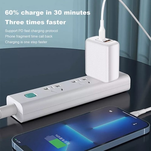 USLION PD Fast Charger - 30W - White