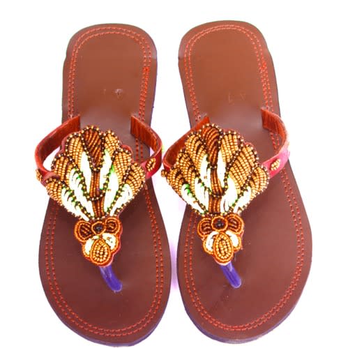 Beaded Slipper - Multicolor