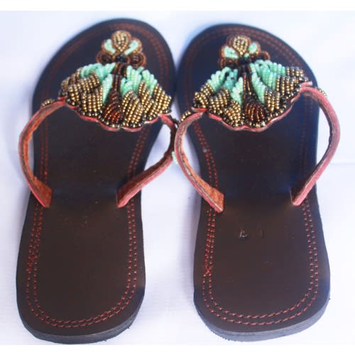 Beaded Slipper - Multicolor
