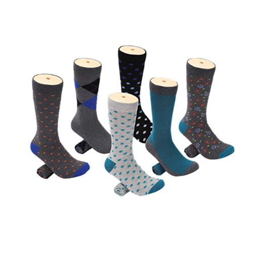 Spiffy Design Men Socks- 6 Pieces -Pack 321