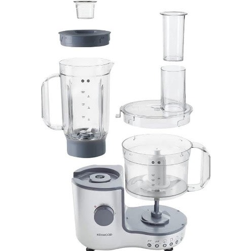 Compact 2-in-1 Food Processor -  1L - 600W - Grey