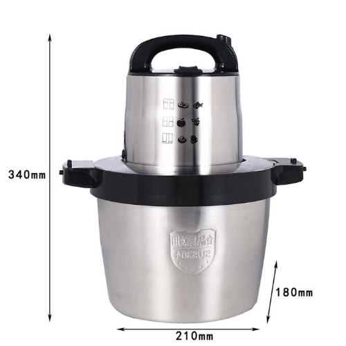 6L Multi-purpose Household Stainless Steel Food Processor - 1000W