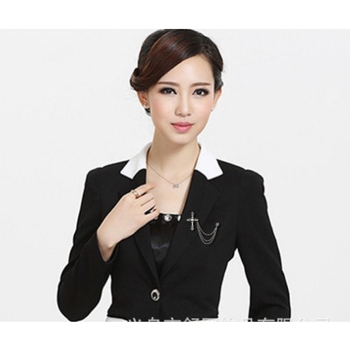 High-end Retro Cross Brooch