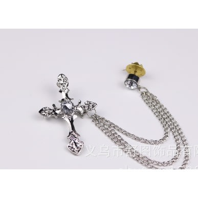 High-end Retro Cross Brooch