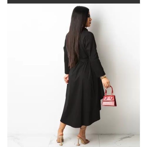 Shirt Dress - Black
