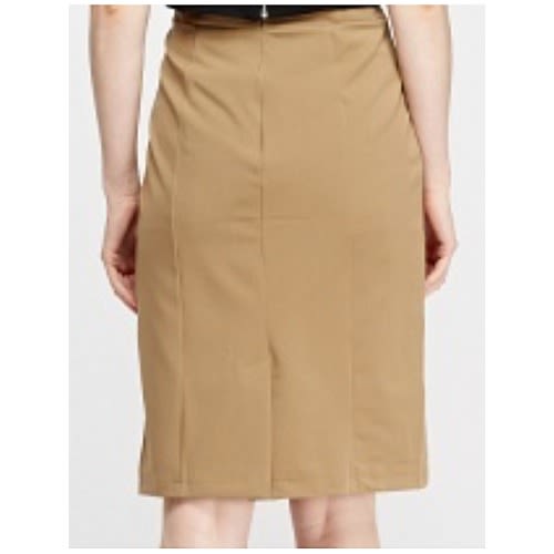 High Waisted Pencil Skirt - Khaki
