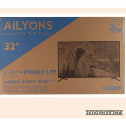 Ailyons 32" Digital Led TV - Black
