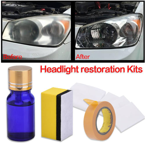 Car Headlight Polish Renovation Kit