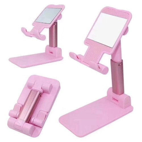 Mobile Phone, Tablet Foldable Adjustable Aluminum Alloy Table Holder