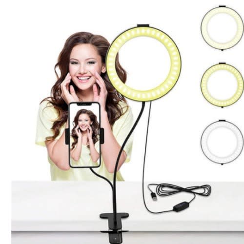 Two In One Cell Phone Ring Light Holder