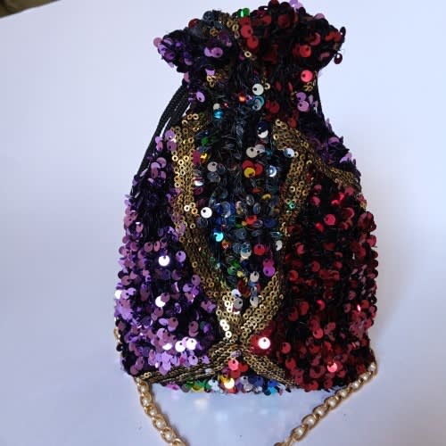 Drawstring Purse - Multicolour