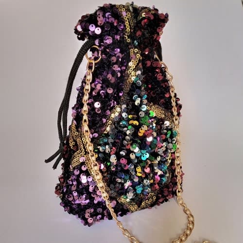 Drawstring Purse - Multicolour