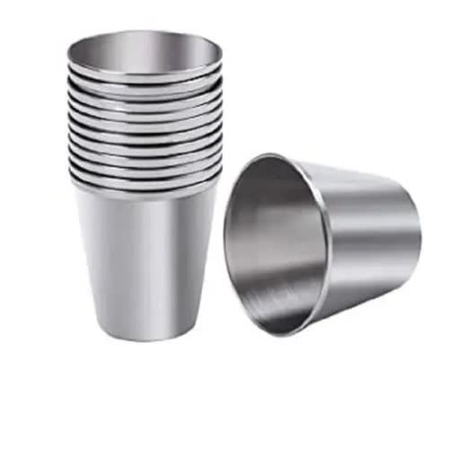 Stainless Steel Communion Cups - 24 Pieces