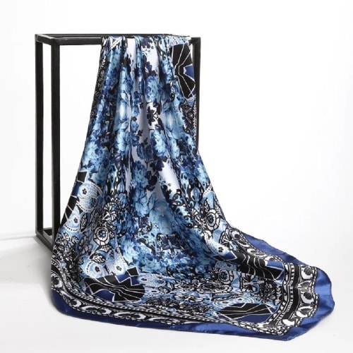 Print Silk Scarf