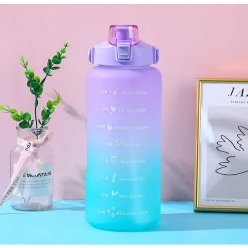 Gradient BP Free Sport Water Bottle With Tracking Emoji -2L