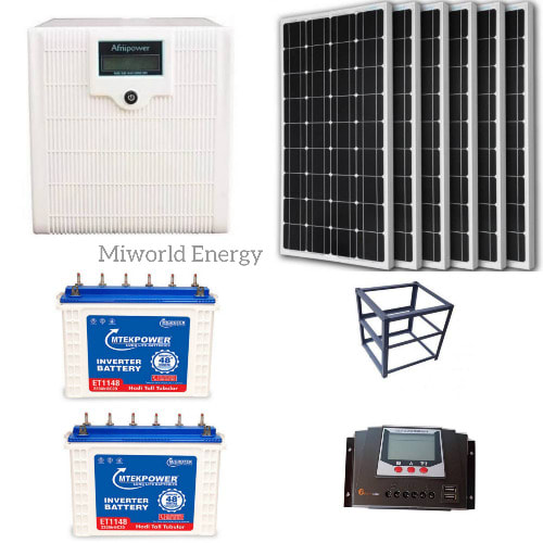 2.5kva 24v Inverter And Solar System+batteries/rack