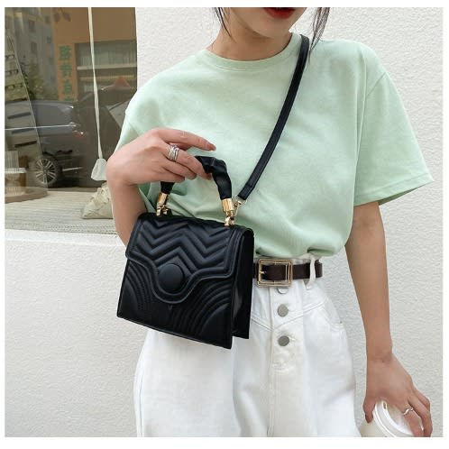 Ladies Fashion  Hand Bag - Black