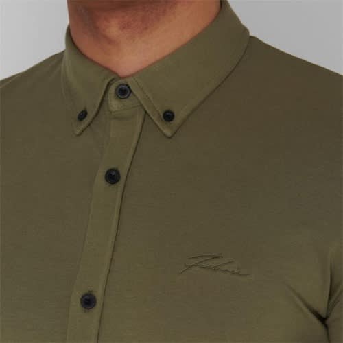 Men's Long Sleeve Jersey Shirt - Khaki