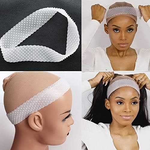 1 Wig Grip Band Transparent Silicone Wig Band Comfortable.