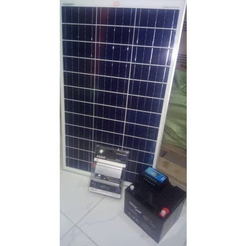 1kva Solar Inverter + 40a Battery + 80watts Solar Panel