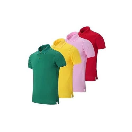Polo Shirt For Men - 4in1  - Green - Yellow - Pink & Red