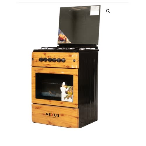 4-burner Gas Cooker Nx-6003(4 + 0) - 60x60cm - Wooden Design