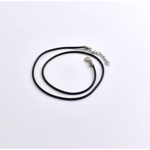 Black Choker Leather Necklace