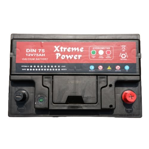 Automotive Car Battery - 75ah - 12 Volts