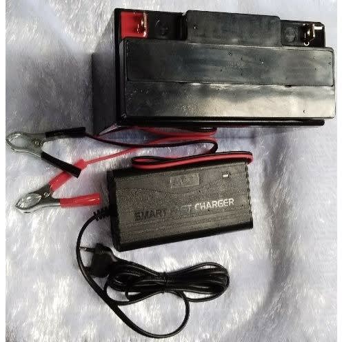 12volts 18ah Deep Cycle Battery And Scl 12v 5a Smart Fast Battery Charger