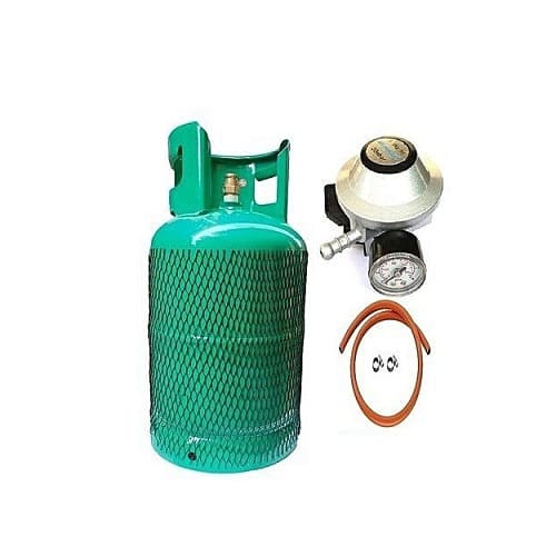 Cylinder + Hose +Meter Regulator & Clips -12.5 kg