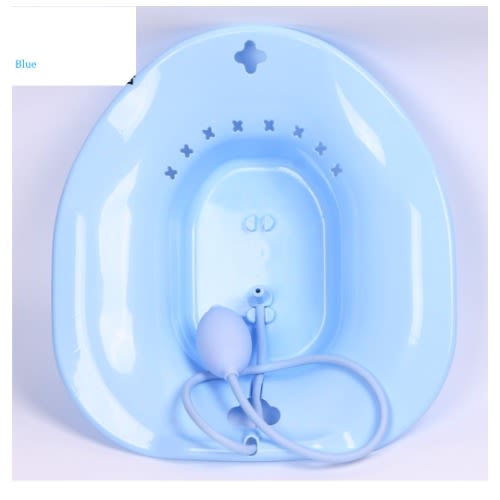 Sitz Bath Bowl For Post Partum Treatment - Blue