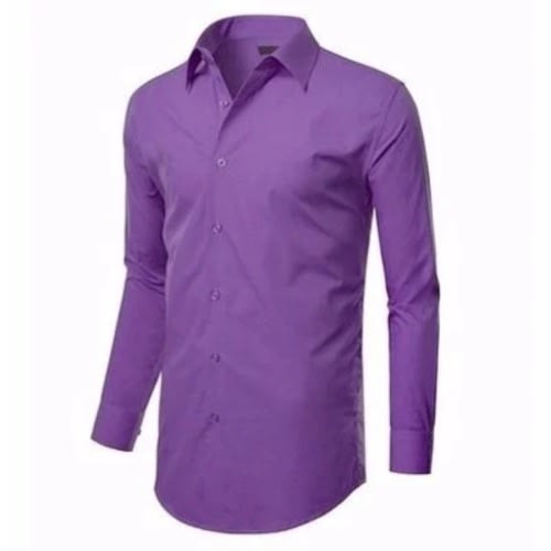 Men's Formal Dress Shirt  - Purple