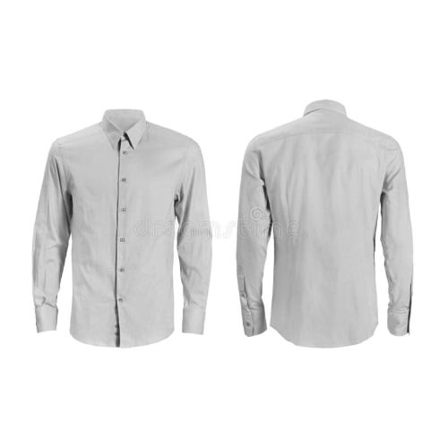 Men's Formal Dress Shirt  - Grey