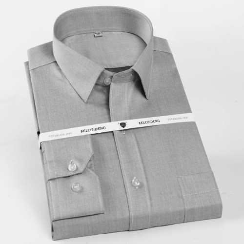 Men's Formal Dress Shirt  - Grey