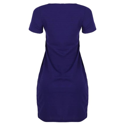 Pocket Pattern Shift Dress