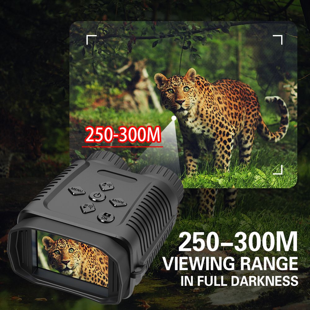1080P Night Vision Bino-culars 8X Zoom Mini Digital Infrared