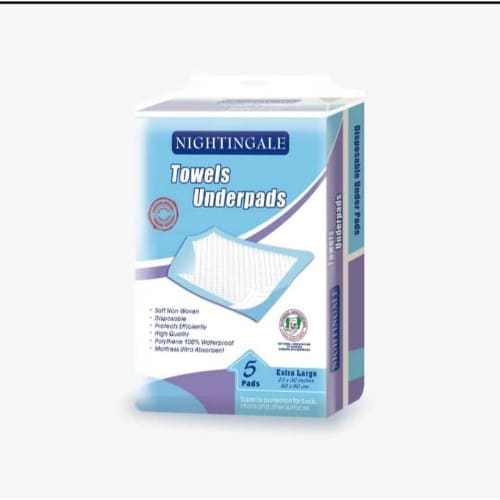 Disposable Towel Underpads -5Counts - ExtraLarge
