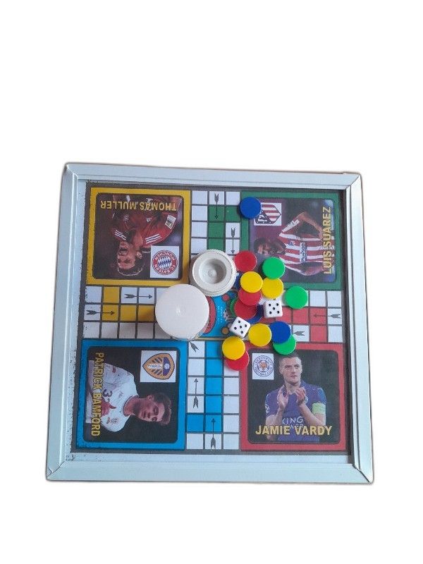 Unbreakable Portable Family And Friends Glass Ludo Game