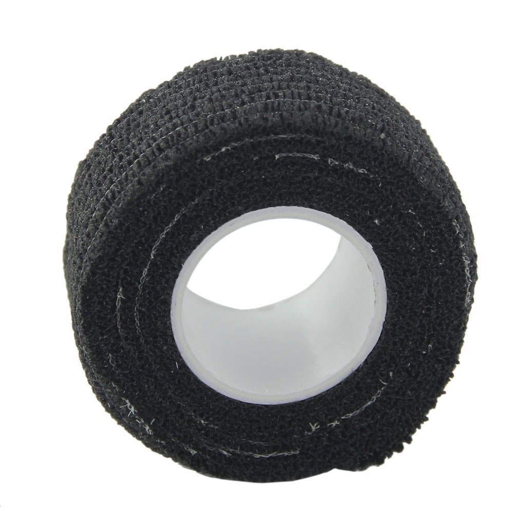 2.5cm First   Ankle Care Self-Adhesive Bandage Gauze Tape Black