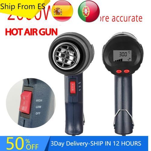 Ship From ES RU Heat Gun Power 2000W With Hot Air Gun