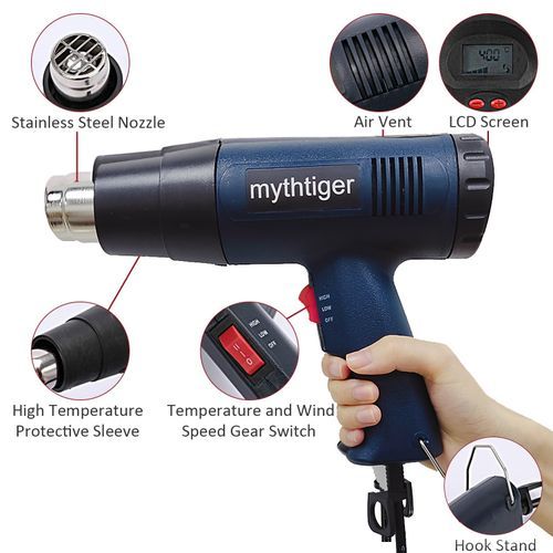 Ship From ES RU Heat Gun Power 2000W With Hot Air Gun