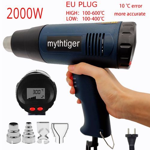 Ship From ES RU Heat Gun Power 2000W With Hot Air Gun